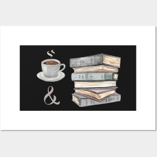 Coffee & Books Posters and Art